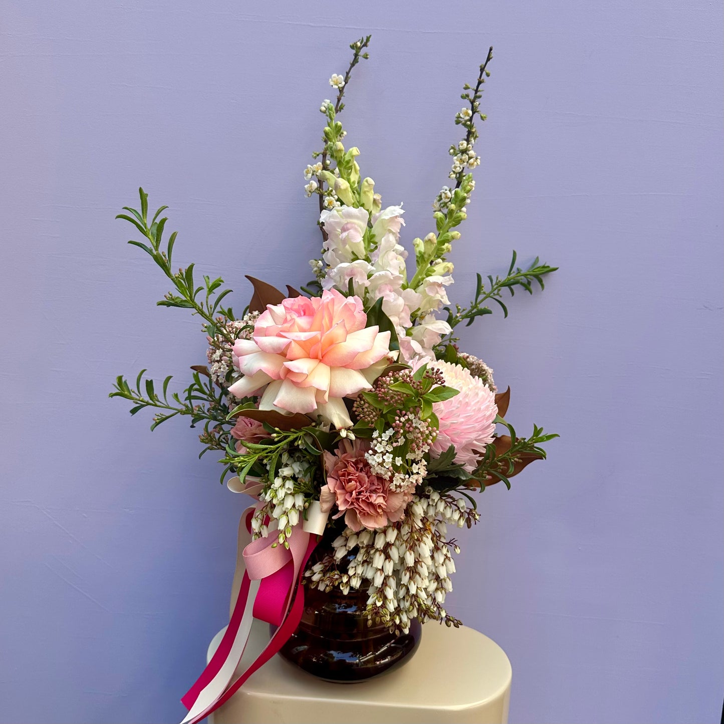 Marshmallow x Marmoset Vase