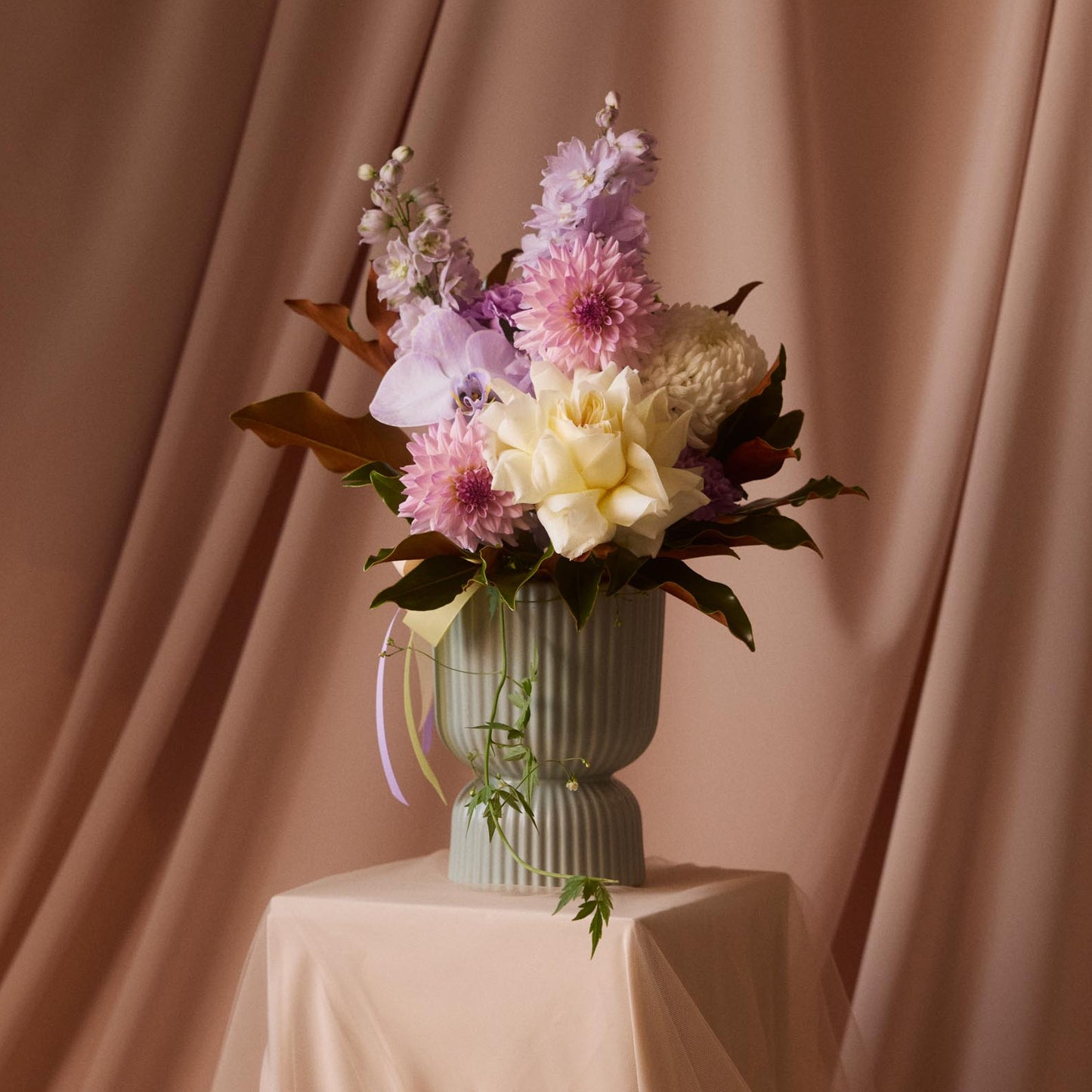 Lemon & Lilac — Styled Vase Arrangement