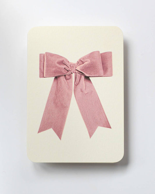 Baby Pink Velvet Bow