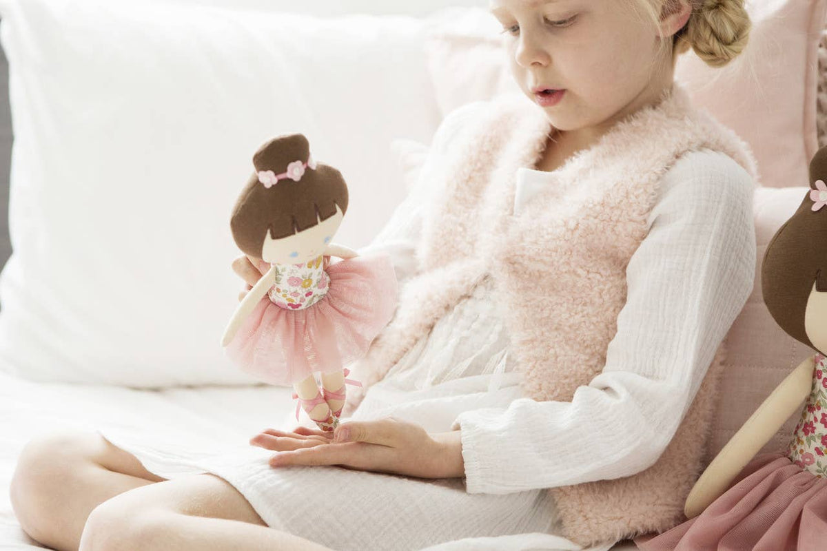 Baby Ballerina Doll Rose Garden