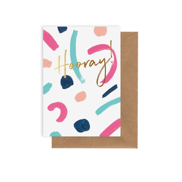 'Hooray its your birthday' greeting card