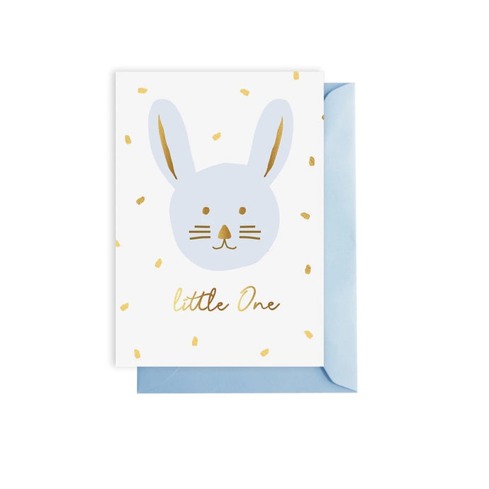 Blue ‘Little One’ Greeting Card