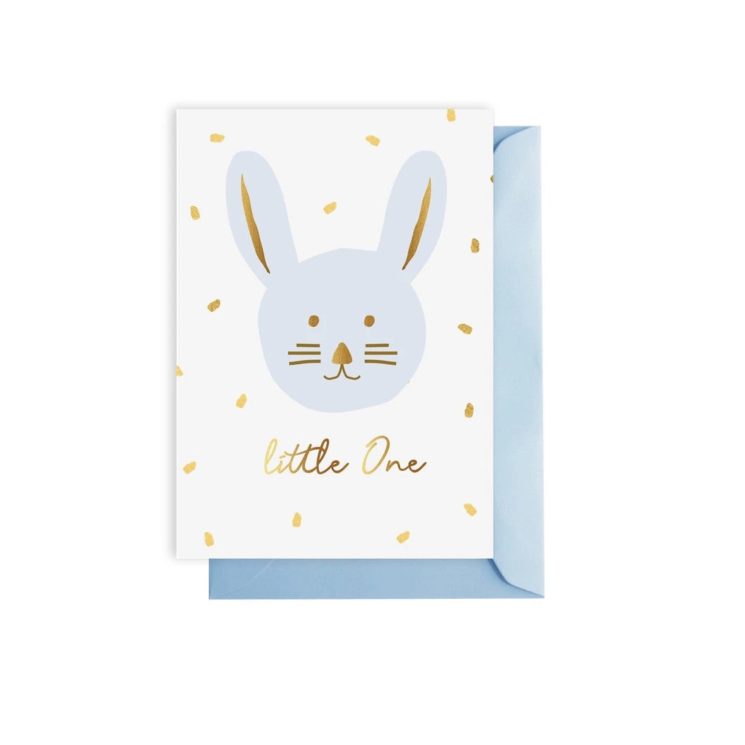 Blue ‘Little One’ Greeting Card